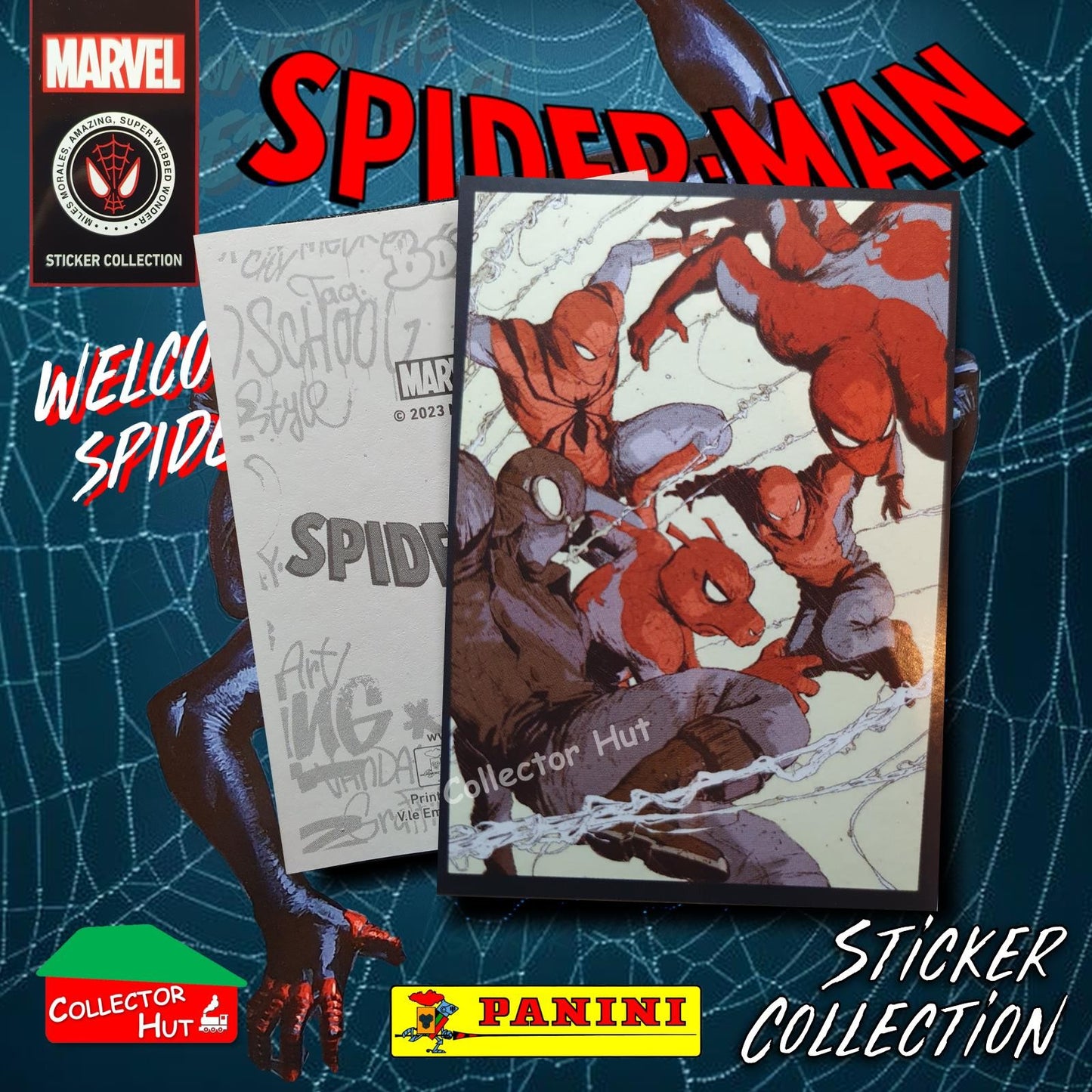Panini Spider-Man Spider-Verse 2023 Collection Sticker Singles #1-163 & F1-30