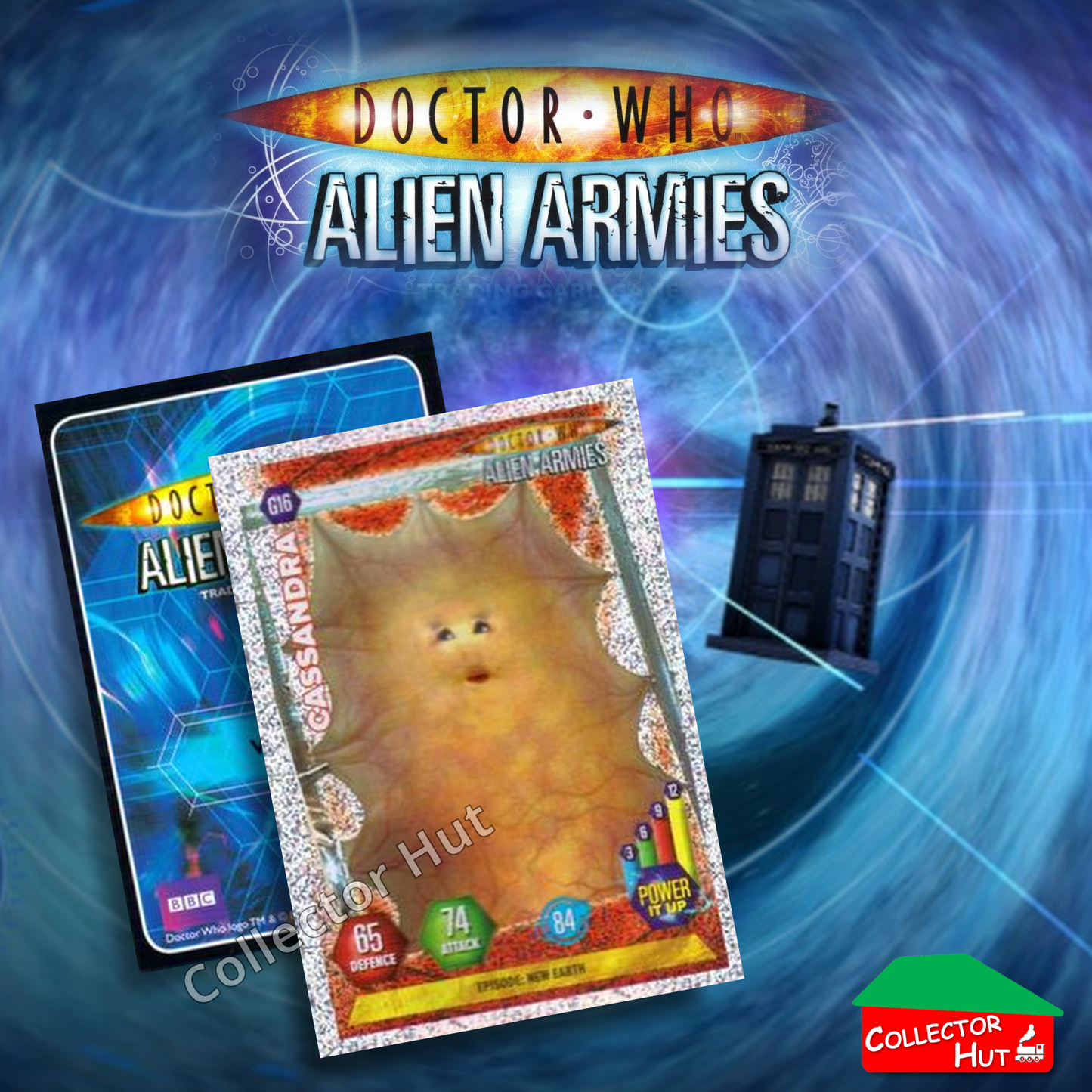 DOCTOR WHO Alien Armies Trading Cards Glitter Super Emboss Foil Cards