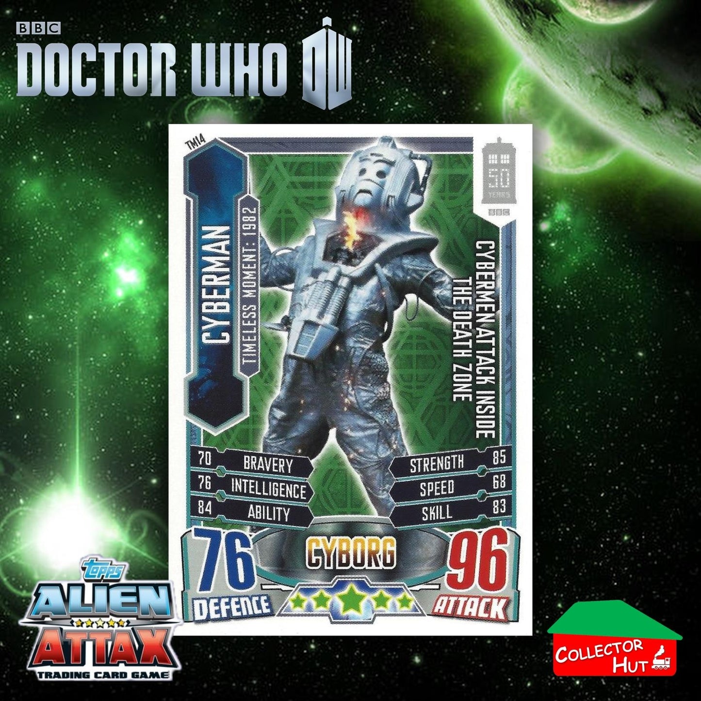 Topps Doctor Who Alien Attax 50th Anniversary Edition Companion Timeless Cards