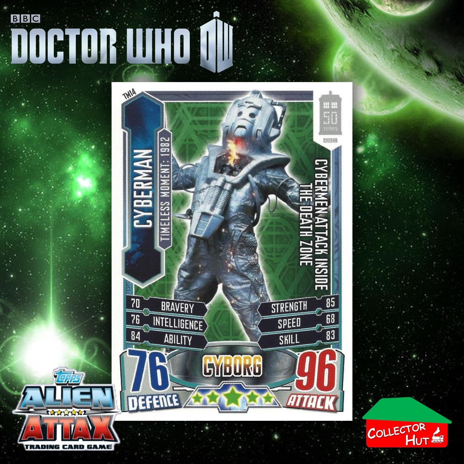 Topps Doctor Who Alien Attax 50th Anniversary Edition Companion Timeless Cards