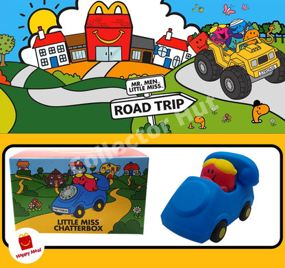 McDonalds Happy Meal Mr Men Little Miss Road Trip 2026 COMPLETE 10 Car Set