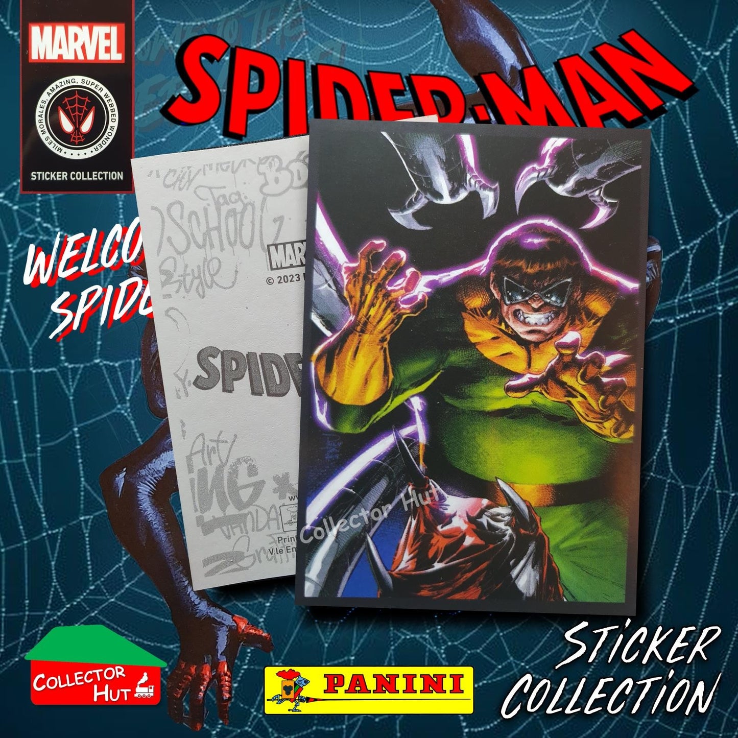Panini Spider-Man Spider-Verse 2023 Collection Sticker Singles #1-163 & F1-30