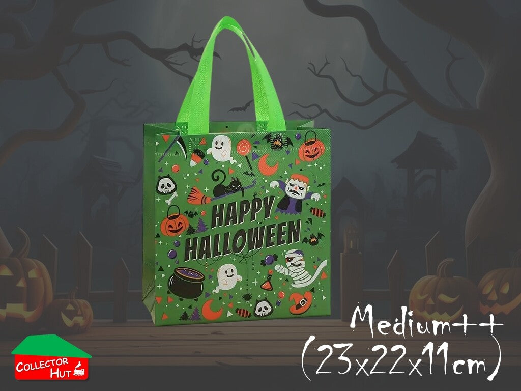 Halloween Novelty Tote Bags Trick or Treat Fabric Choose a Pattern