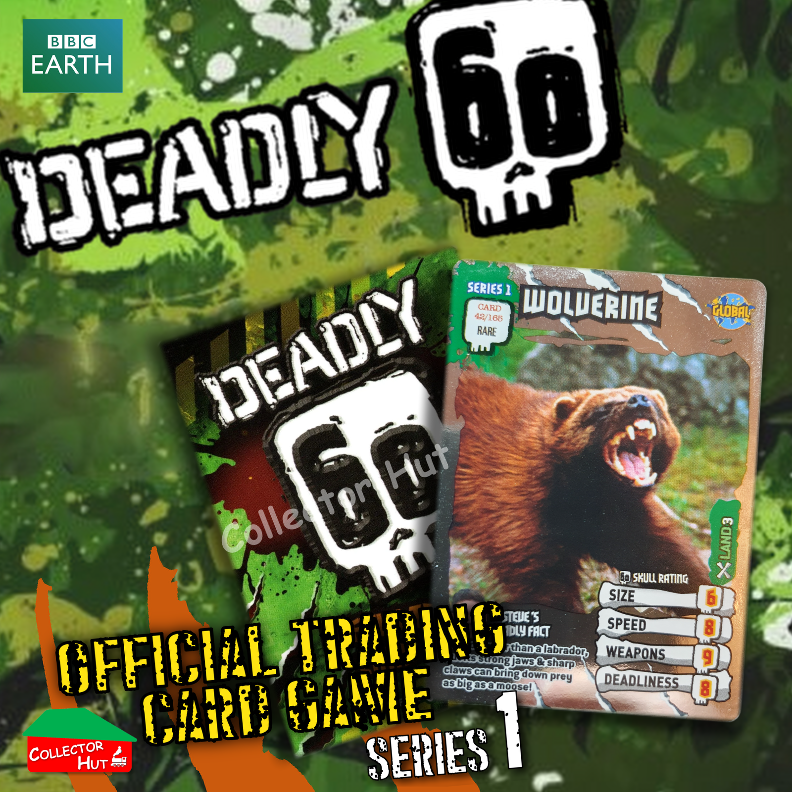 CBBC Deadly 60 Season 1, 2 & Wild FOIL RARE LIMITED Trading Cards