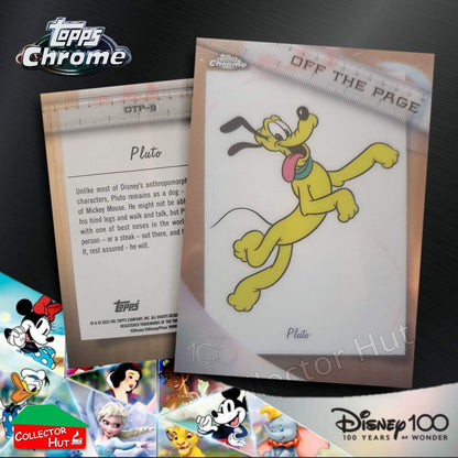 Disney 100 Topps Chrome 2023 RARE CARDS Off the Page Iconic Moments Stitch