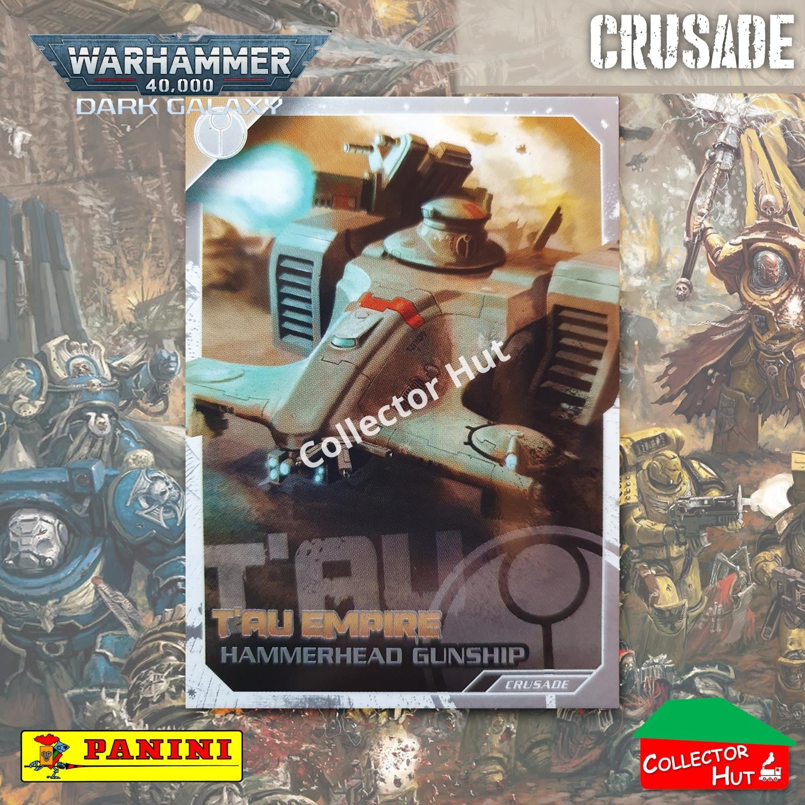 PANINI Warhammer 40,000 Dark Galaxy Parallel Trading Card Crusade Vanguard Purge