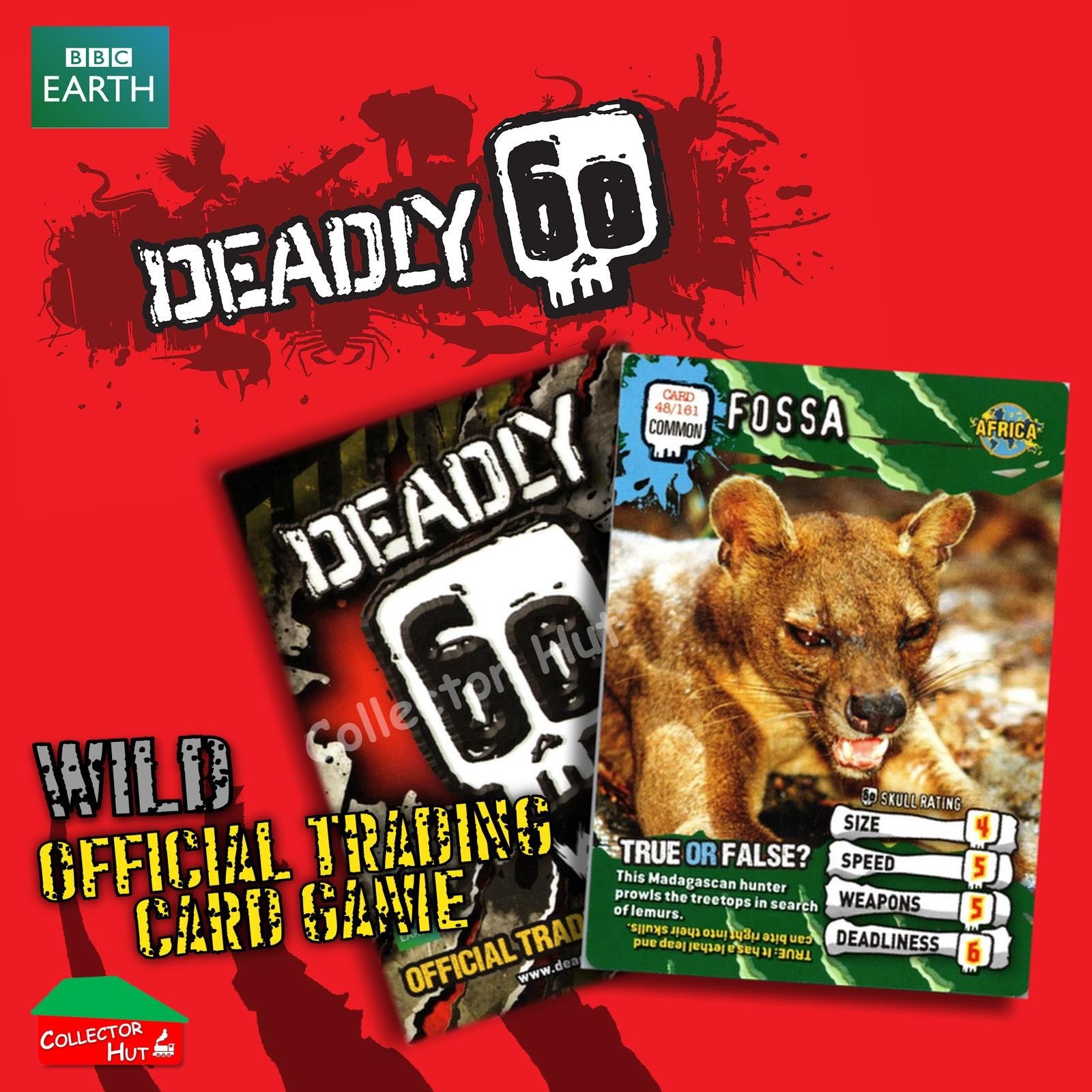 CBBC Deadly 60 WILD Trading Cards  Choose Your Cards