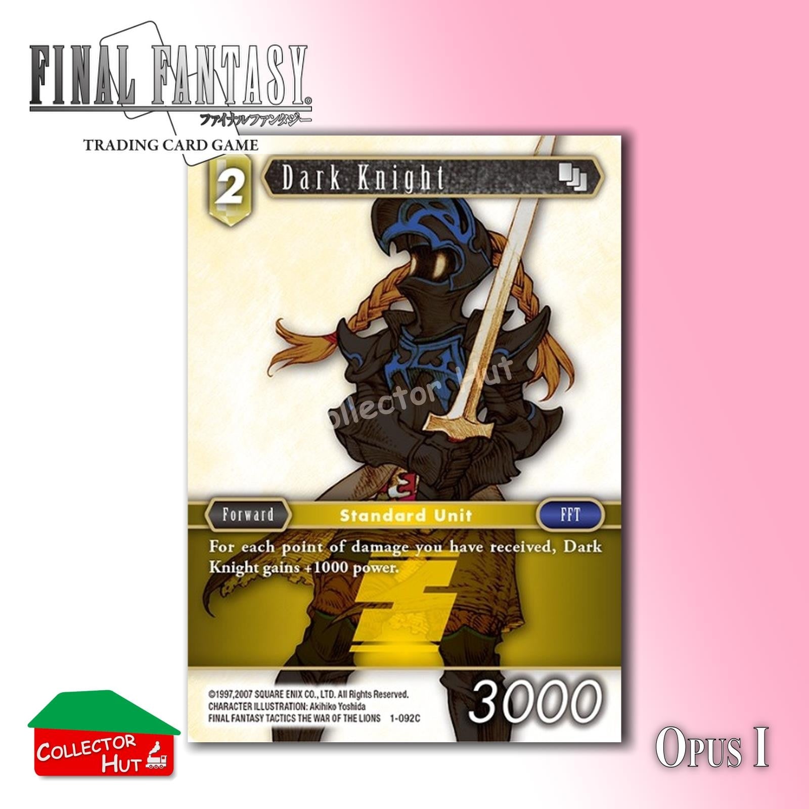 Final Fantasy Trading Card Game OPUS I Singles You Choose