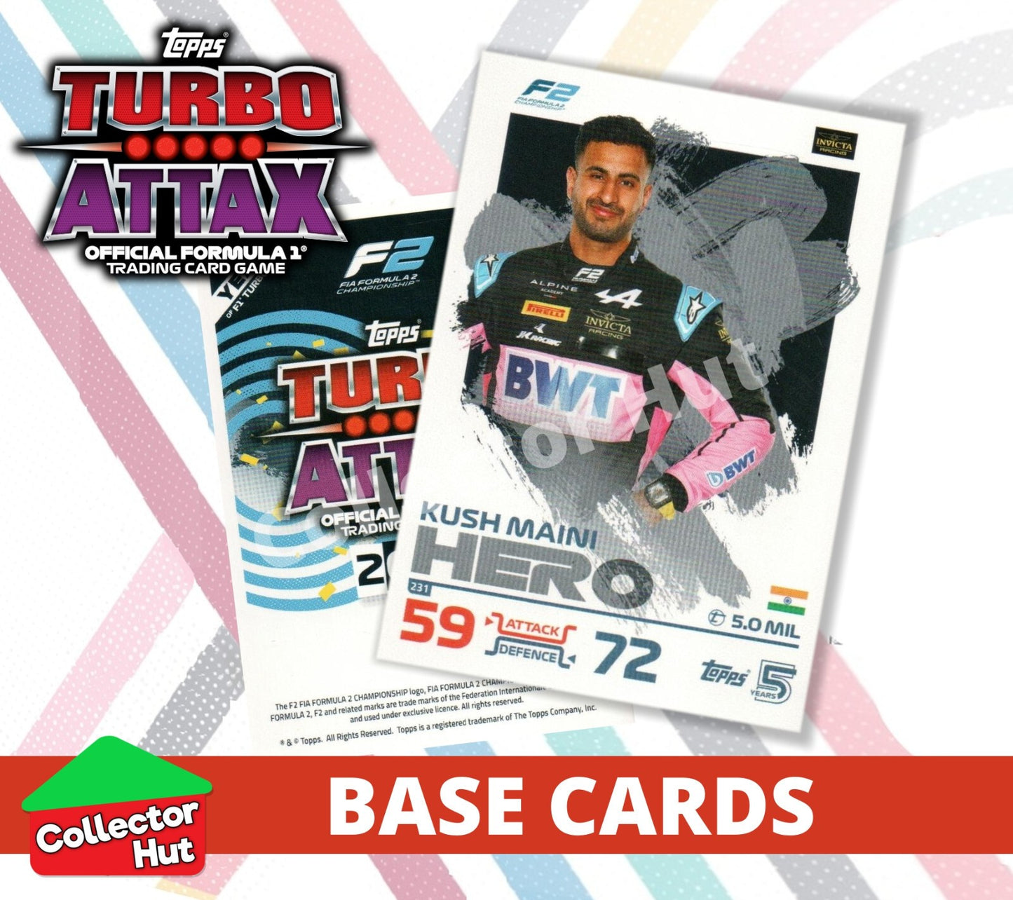 Topps Turbo Attax Formula 1 F1 2024 #167-312 Base Cards YOU CHOOSE