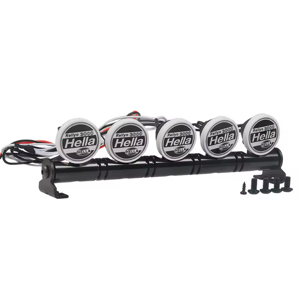 RC Truck Roof Grill LED Fog Lamp Upgrade Sets x4 x5 x6