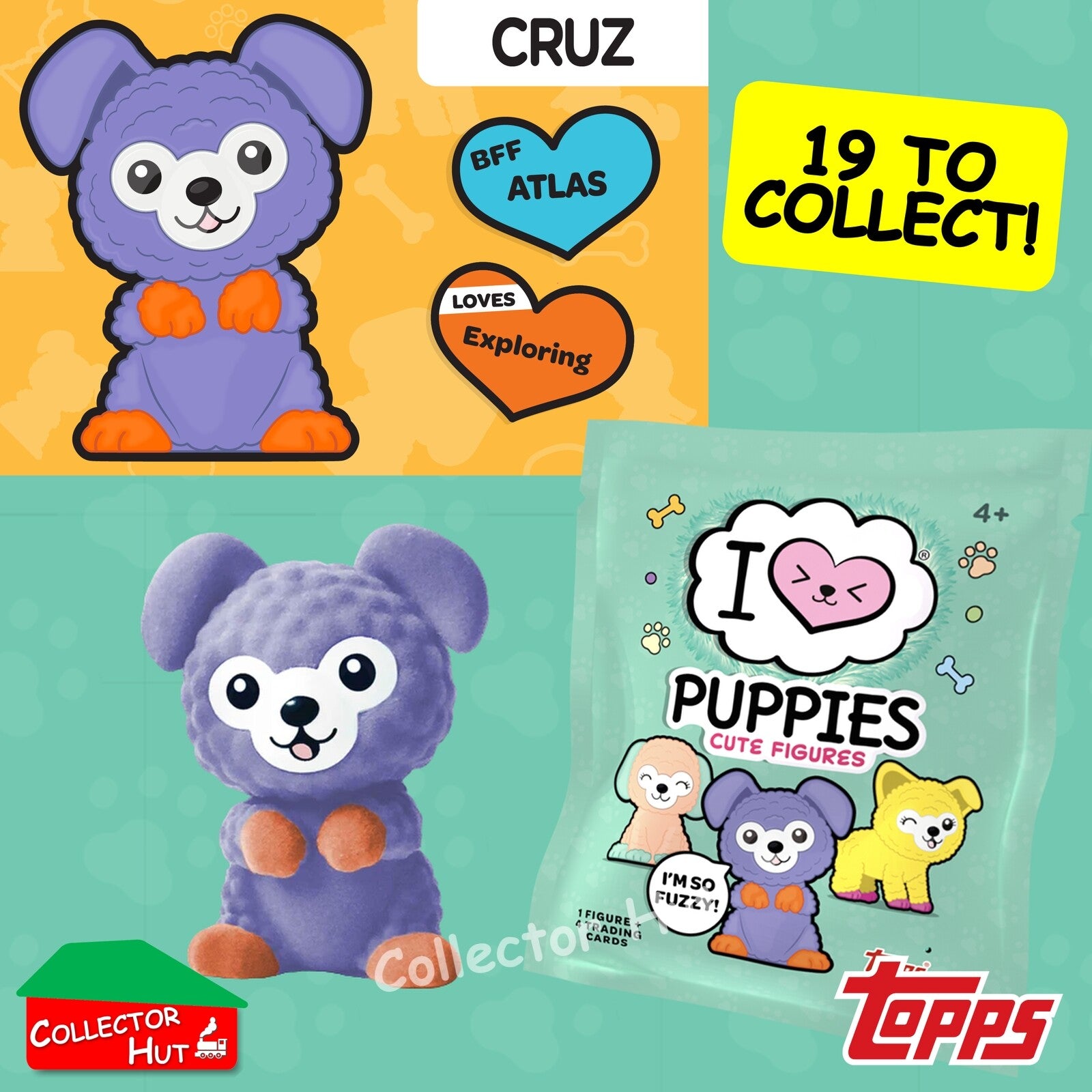 Topps I Love Puppies Cute Blind Bag Mini Figures IDENTIFIED