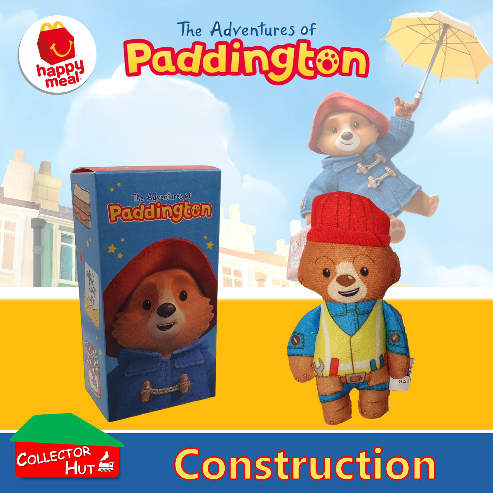 McDonald's Happy Meal The Adventures of Paddington 2022 Plush Toys
