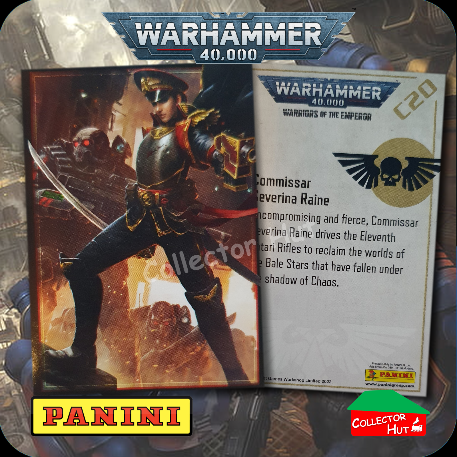 PANINI Warhammer 40,000 40k Warriors of the Emperor Trading Cards You Choose