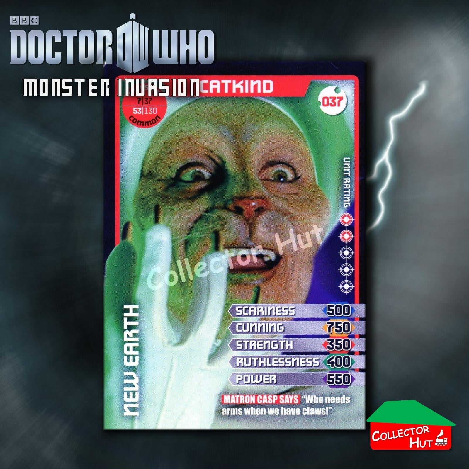 DOCTOR WHO Monster Invasion Trading Cards Base 1-165 New Fresh & Sleeved