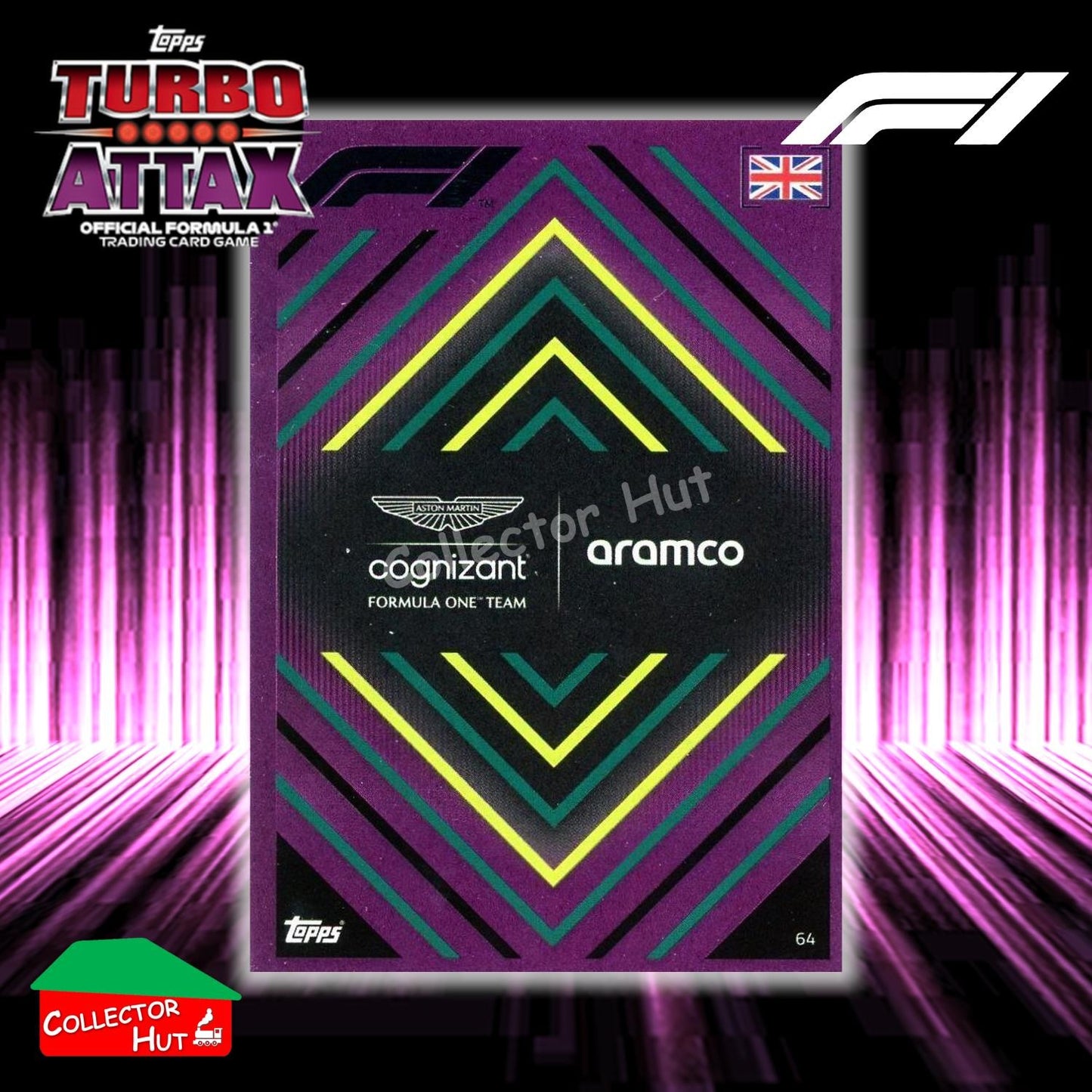 Topps Turbo Attax Formula 1 F1 2022 PINK GREEN RED Parallel Cards