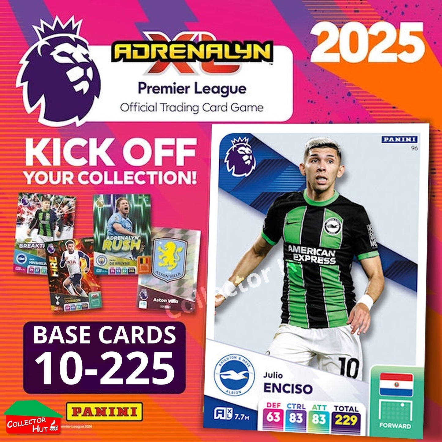 Panini Adrenalyn XL Premier League 2025 2024/25 Base & Foils #10-225
