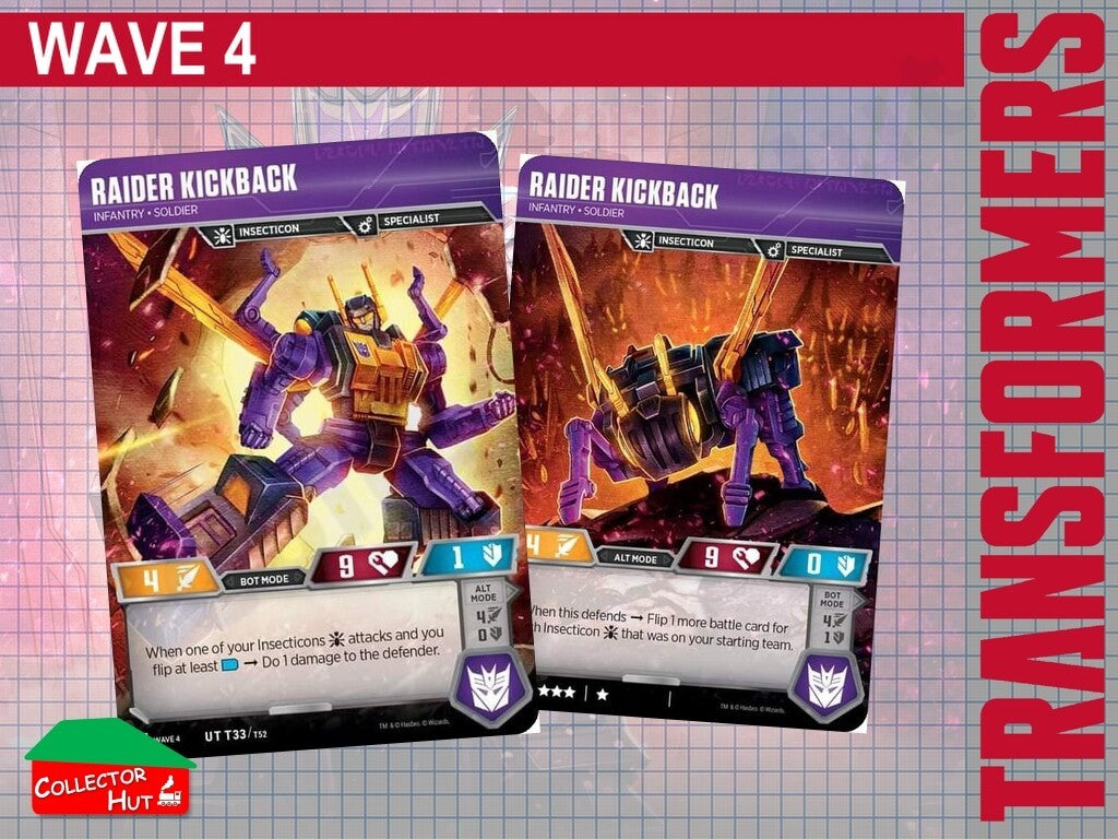 Transformers TCG CHARACTER Trading Cards All Waves