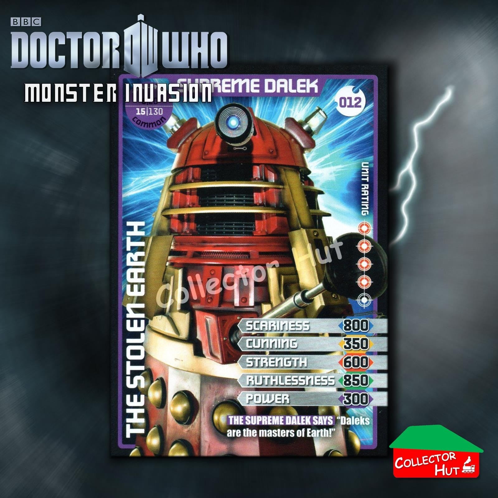 DOCTOR WHO Monster Invasion Trading Cards Base 1-165 New Fresh & Sleeved