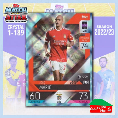 Topps Match Attax Europa Champions League 2022/23 Crystal Parallel Cards 190-387