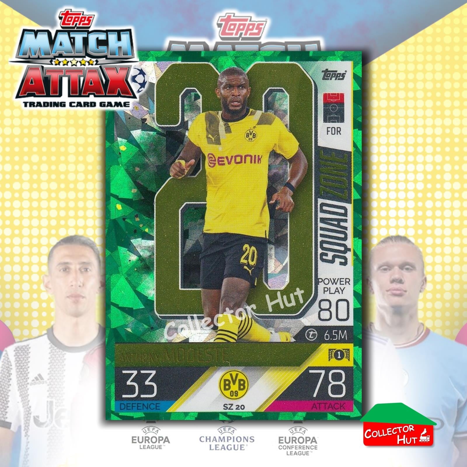 Topps Match Attax Extra 2022/23 Parallel CRYSTAL & EMERALD Cards YOU CHOOSE