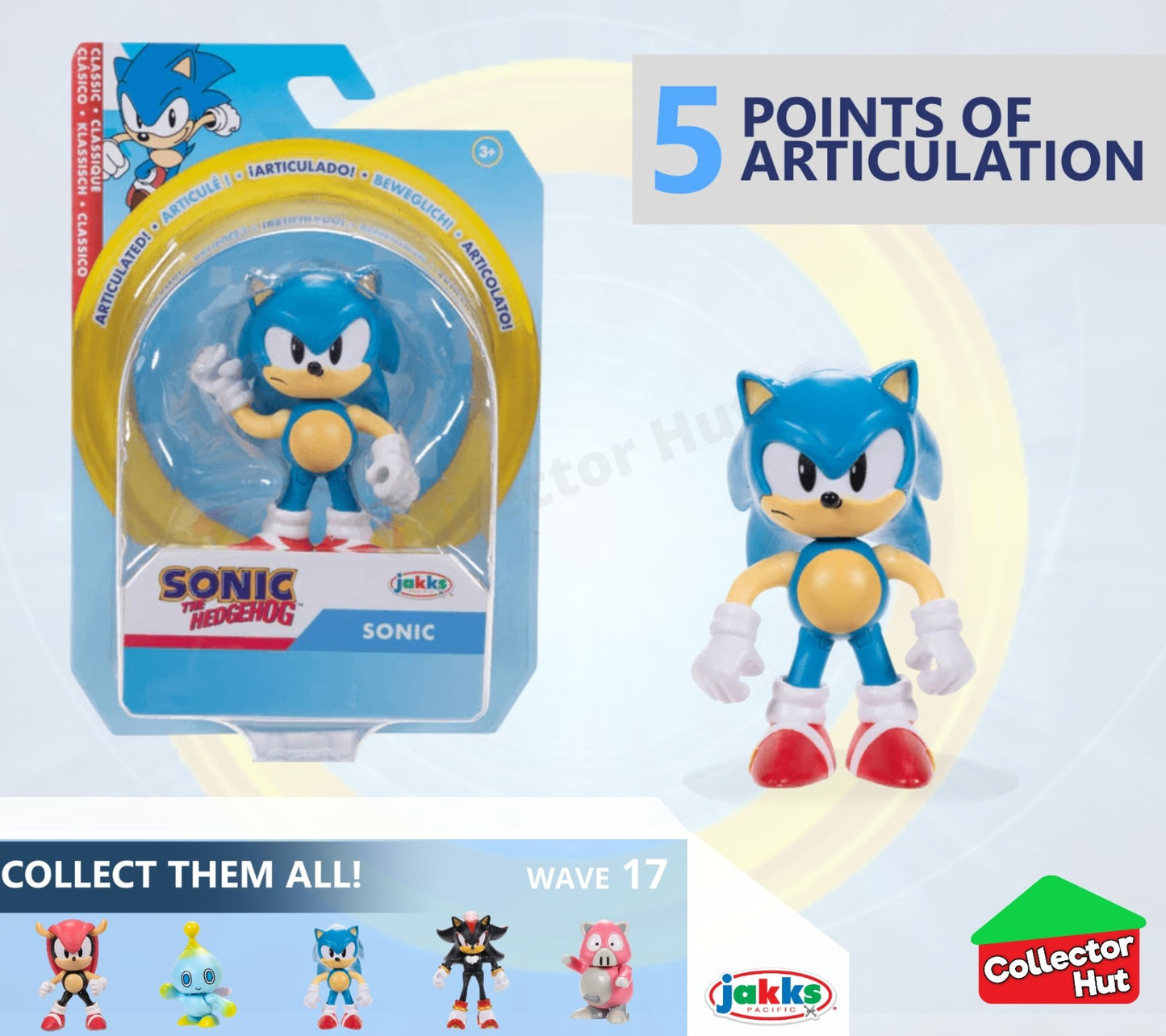Sonic the Hedgehog Figures 2.5" JAKKS Posable Collectible CHOOSE YOUR CHARACTER