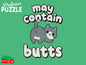 Professor Puzzle May Contain Butts Card Game for