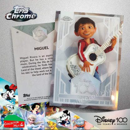 Disney 100 Topps Chrome 2023 Base Cards 1-100 Pick Singles to Complete Your Set