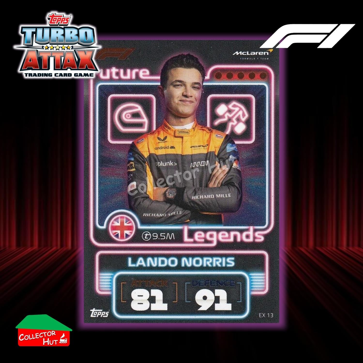 Topps Turbo Attax Formula 1 F1 2022 Limited Edition, 100 Club & Foil Cards