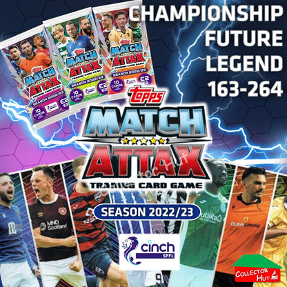 TOPPS MATCH ATTAX SPFL 2022/23 #163-264 Choose Your Card