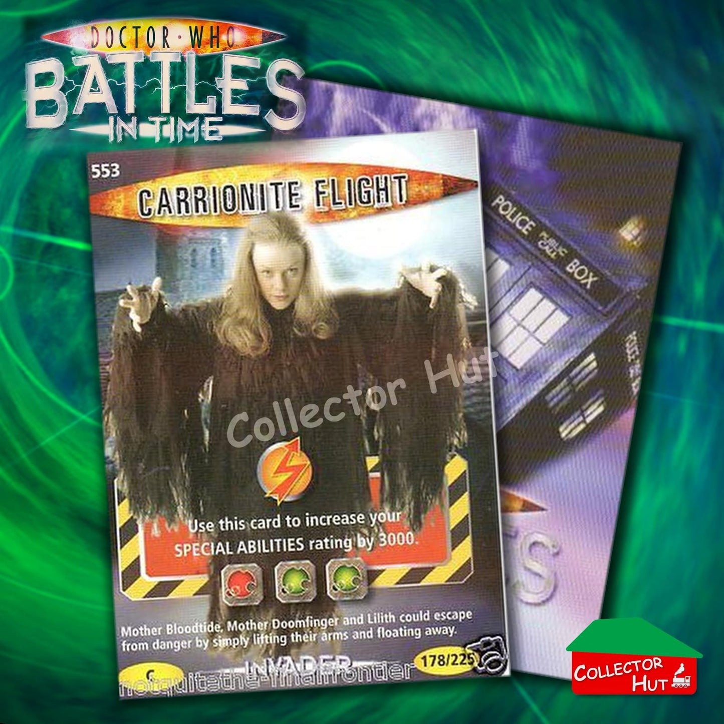 DOCTOR WHO Battles in Time #376-600 INVADER RARE & COMMON CARDS YOU CHOOSE