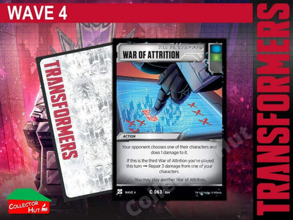 Transformers TCG Wave 4 War for Cybertron Siege II  BATTLE Cards Common/Uncommon