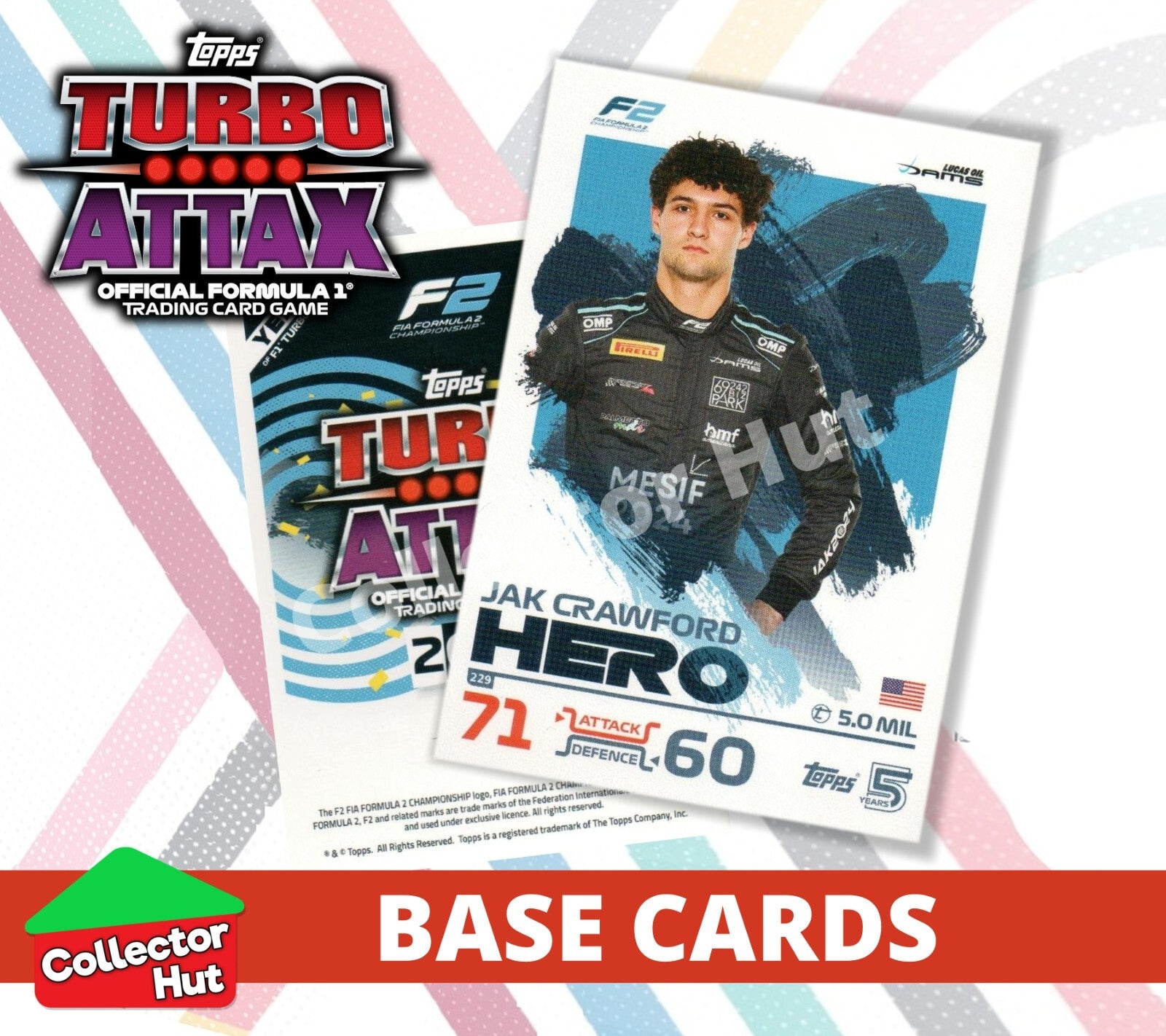 Topps Turbo Attax Formula 1 F1 2024 #167-312 Base Cards YOU CHOOSE