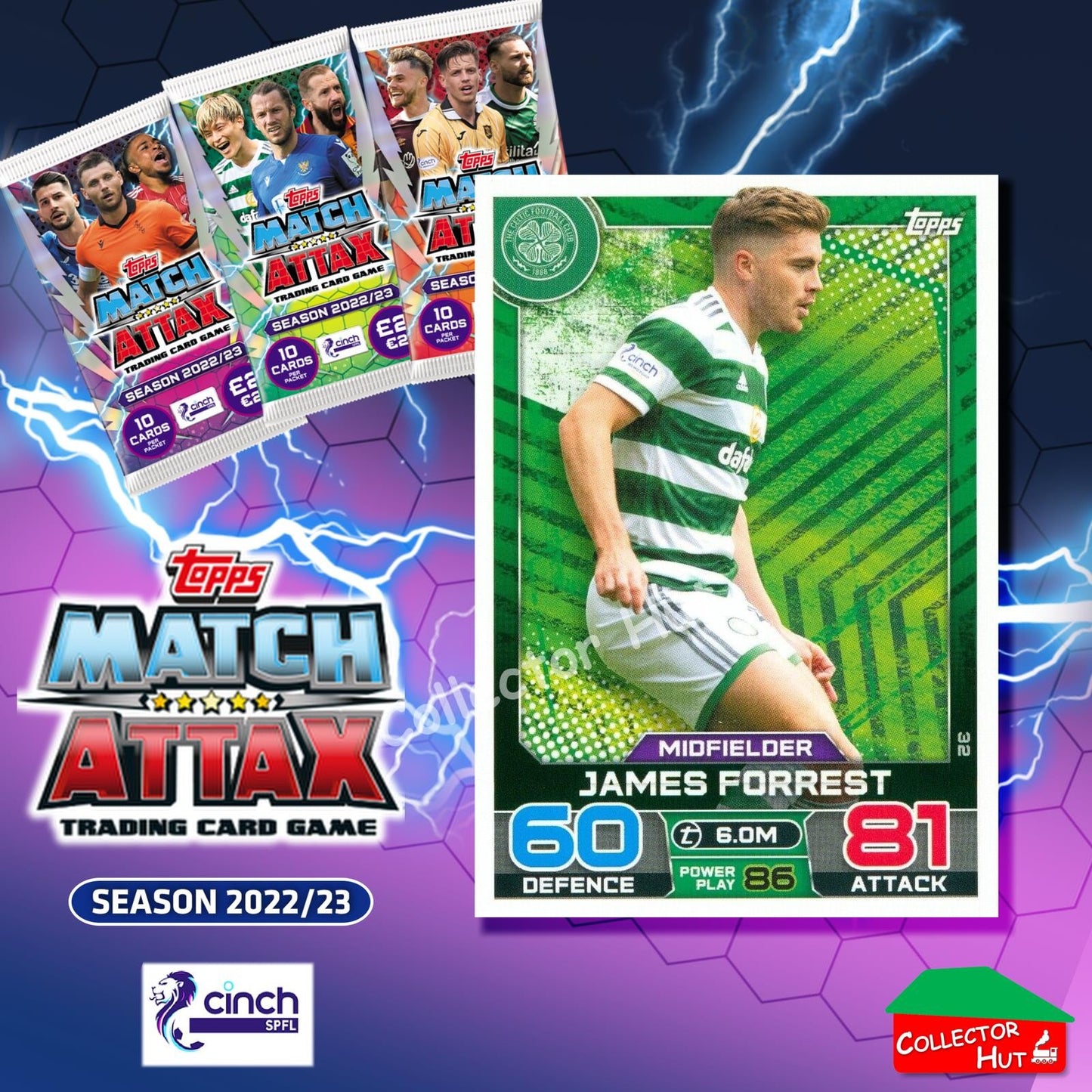 TOPPS MATCH ATTAX SPFL 2022/23 #1-162 Choose Your Card