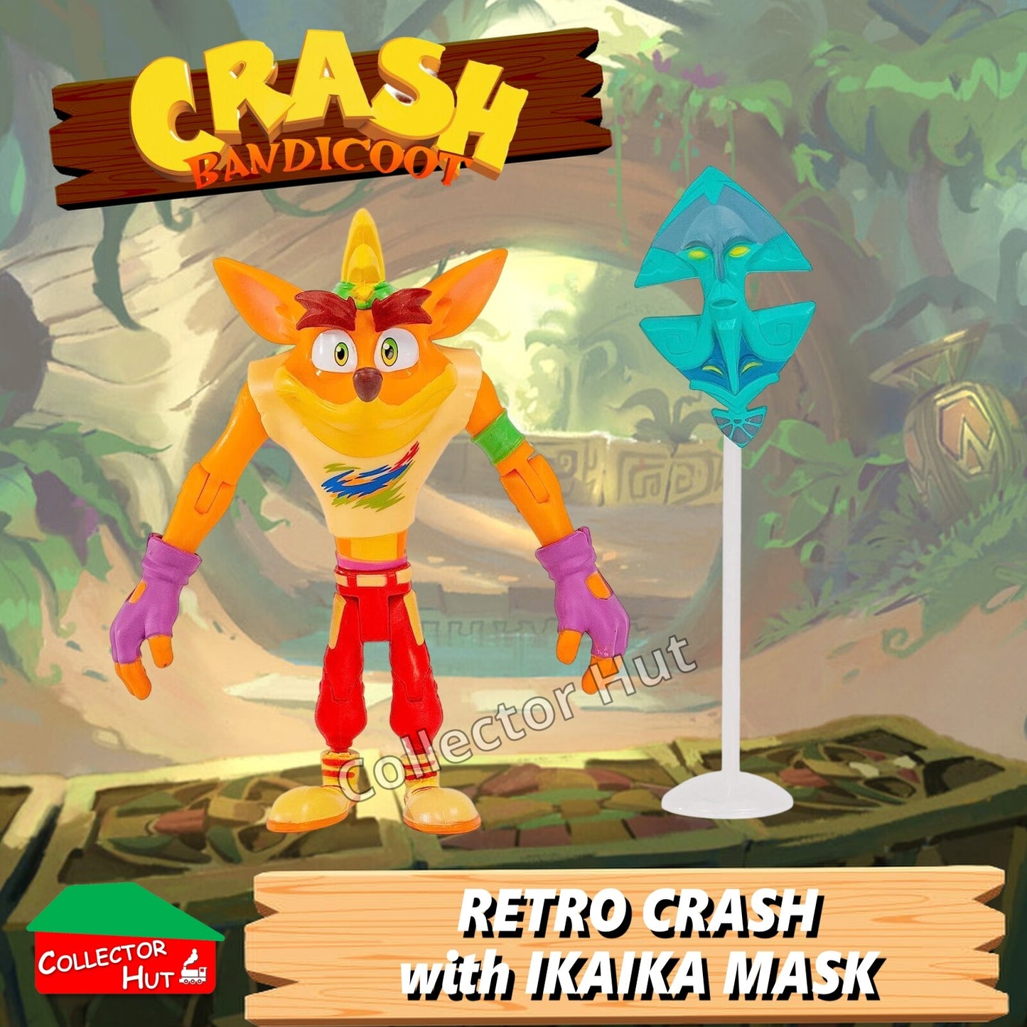 CRASH BANDICOOT Action Figures with MASKS