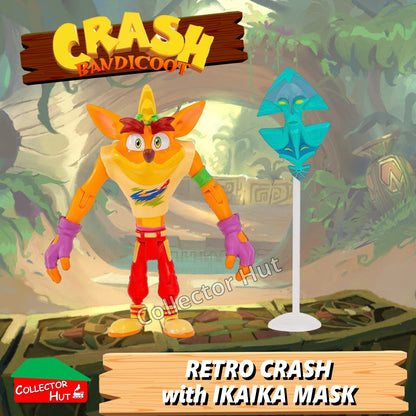 CRASH BANDICOOT Action Figures with MASKS