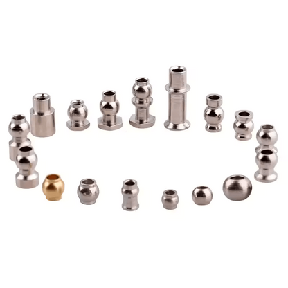 RC Model Car Suspension Bushings Metal Cap Fittings