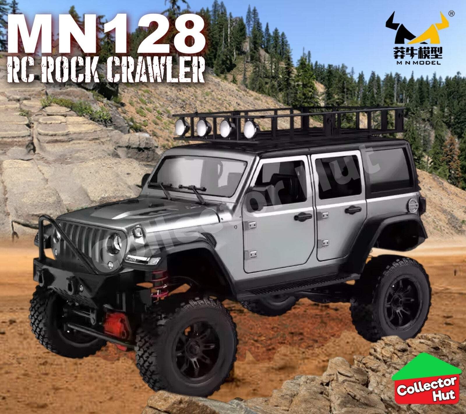 MN128 RC Rock Crawler 1:12 Scale Premium Design Upgradable