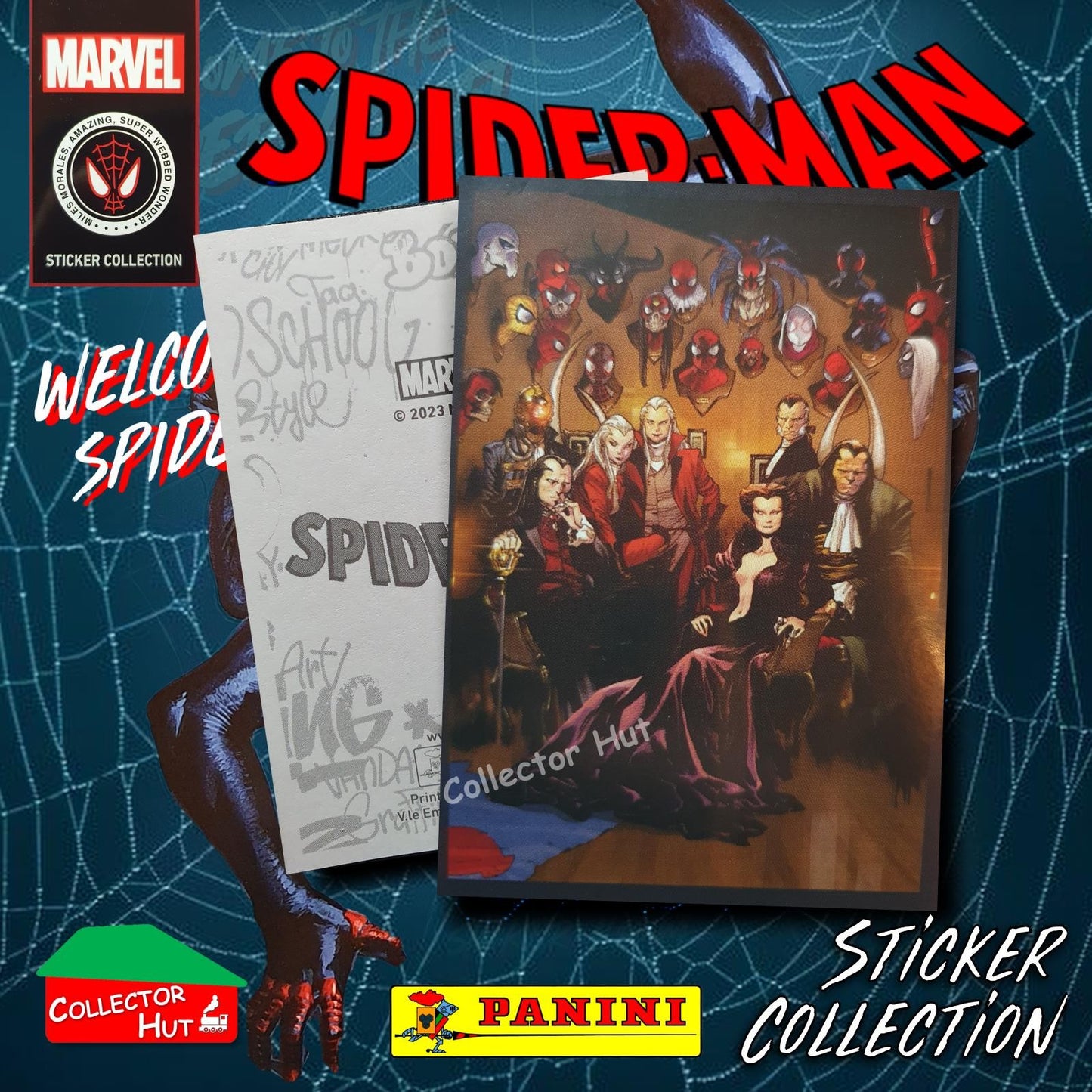 Panini Spider-Man Spider-Verse 2023 Collection Sticker Singles #1-163 & F1-30