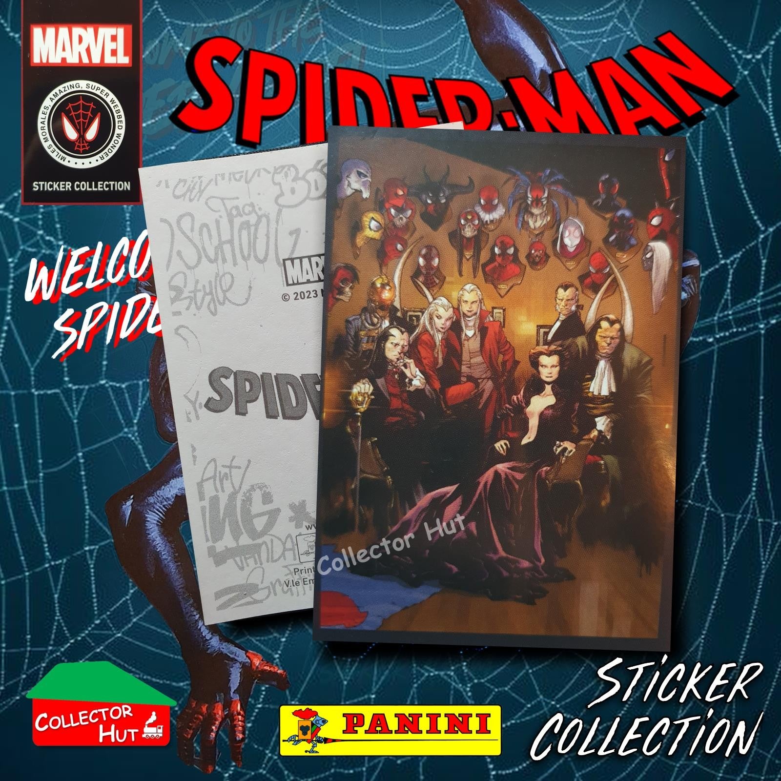 Panini Spider-Man Spider-Verse 2023 Collection Sticker Singles #1-163 & F1-30