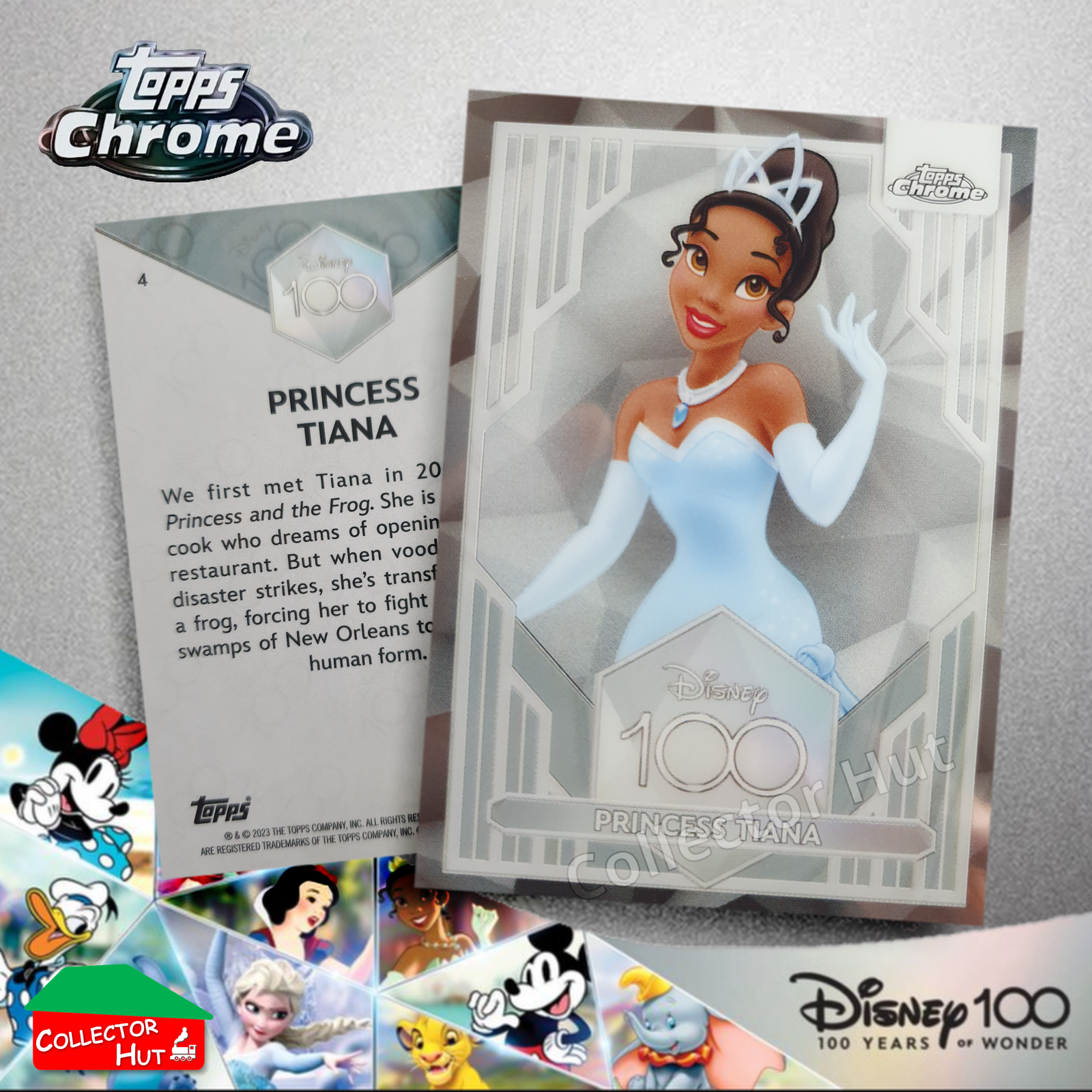 Disney 100 Topps Chrome 2023 Base Cards 1-100 Pick Singles to Complete Your Set