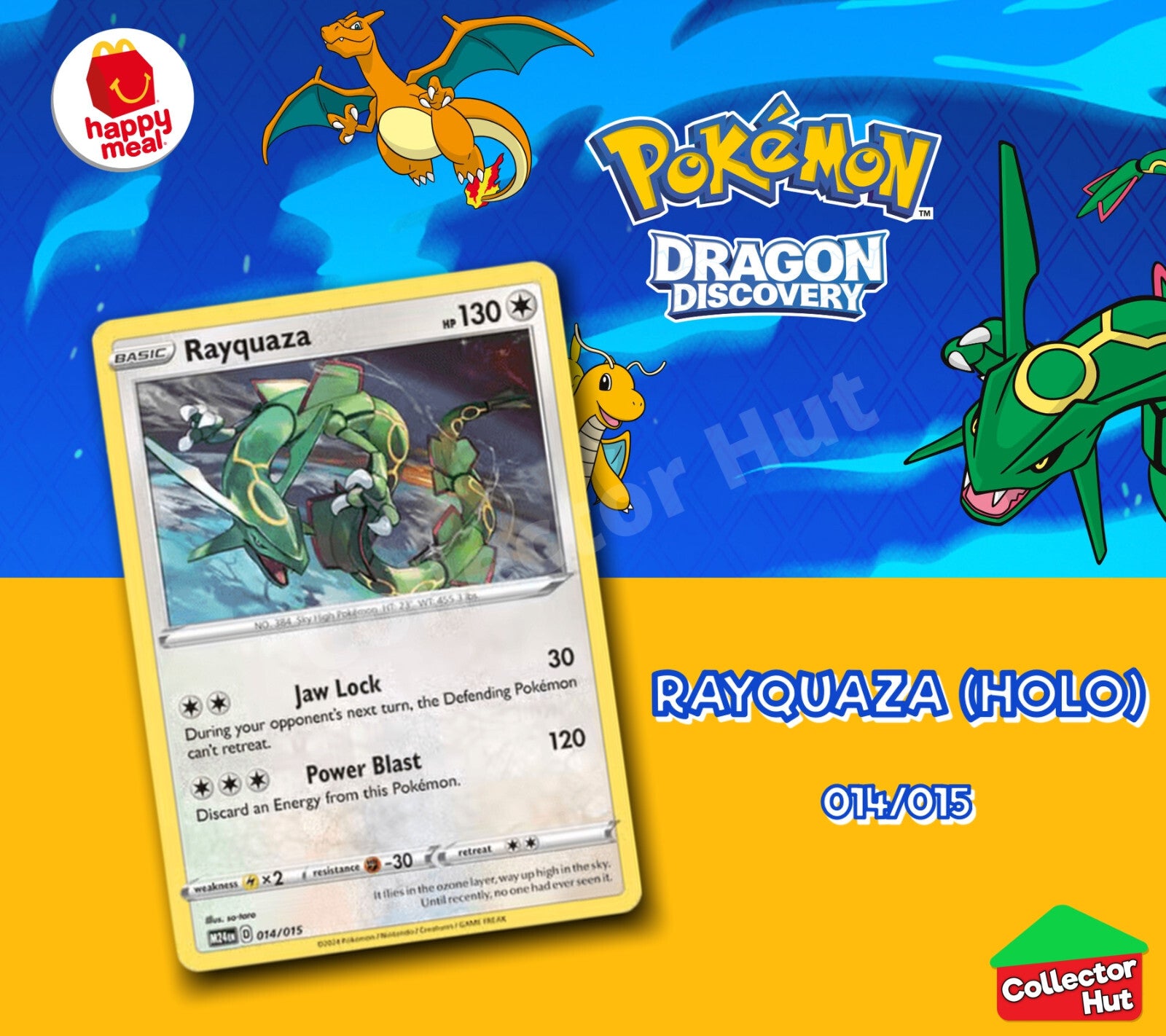 McDonalds Pokémon 2025 Dragon Discovery Card Collection Happy Meal