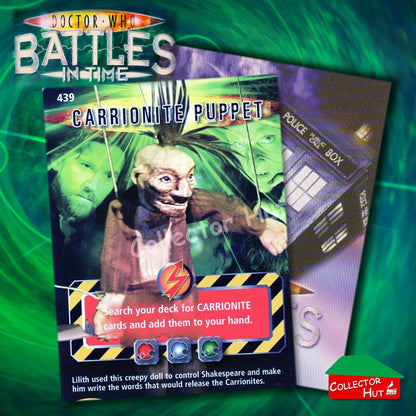DOCTOR WHO Battles in Time #376-600 INVADER RARE & COMMON CARDS YOU CHOOSE