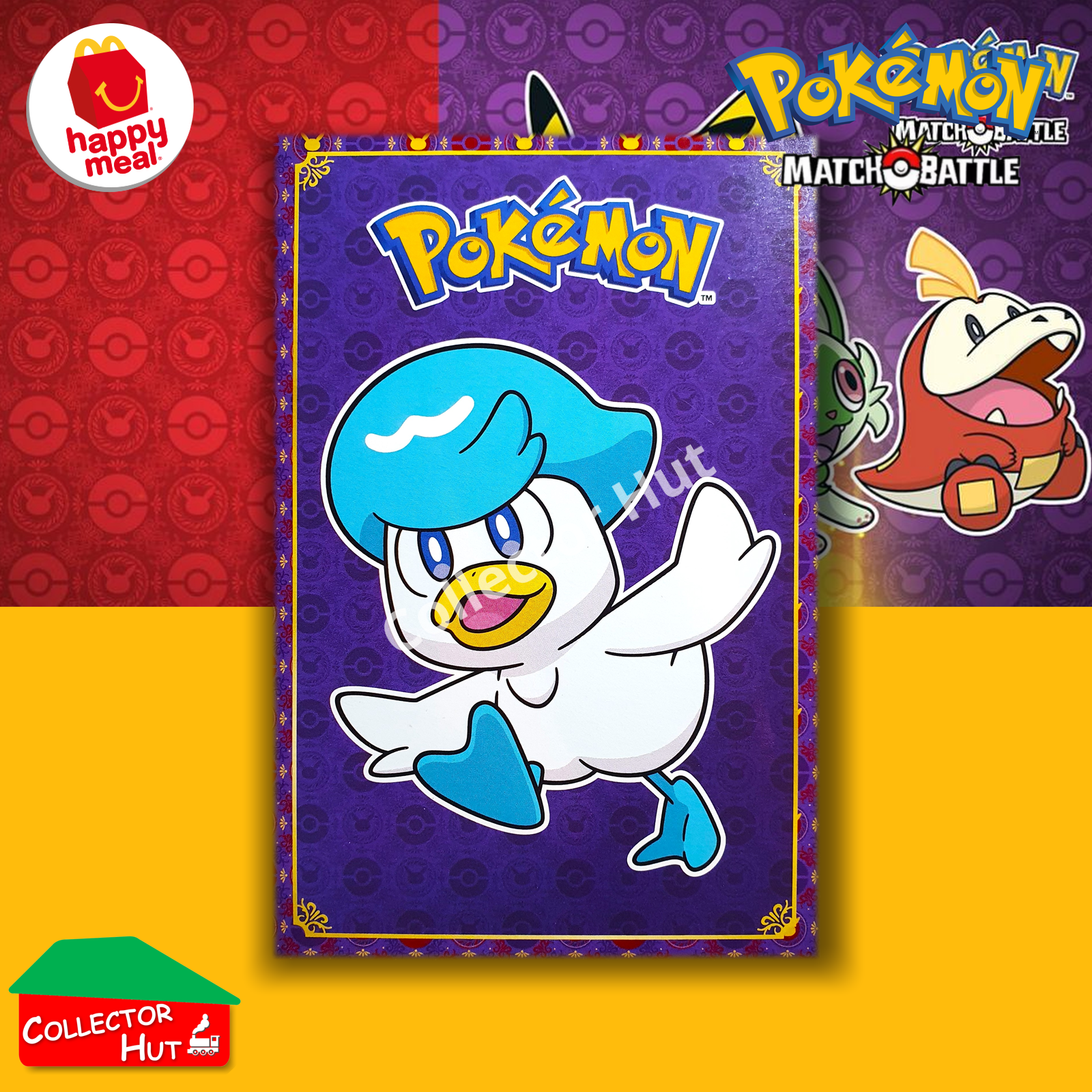 McDonald's Happy Meal 2023 Pokémon Match Battle SINGLE Trading Cards You Choose