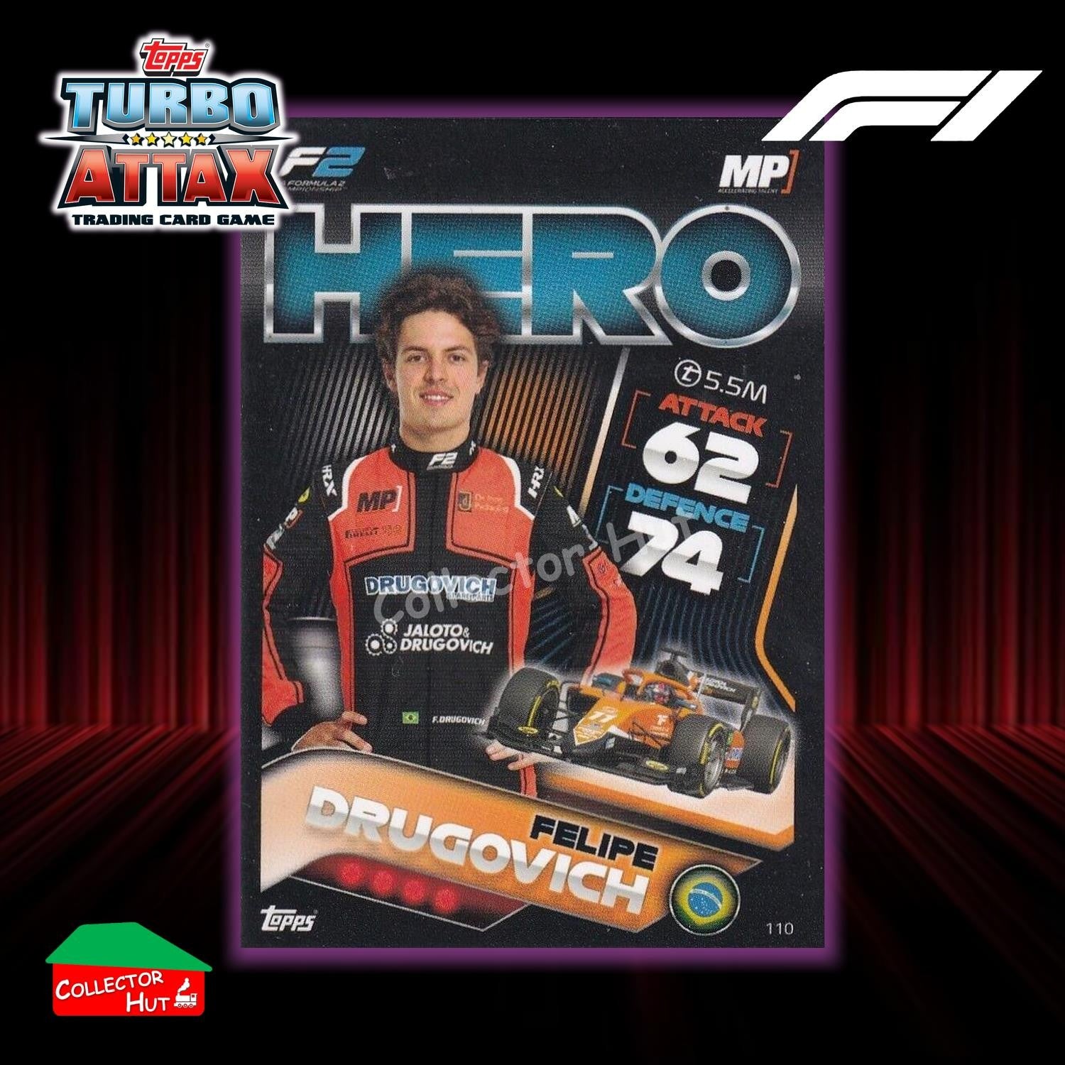 Topps Turbo Attax Formula 1 F1 2022 #1-131 Base Cards YOU CHOOSE