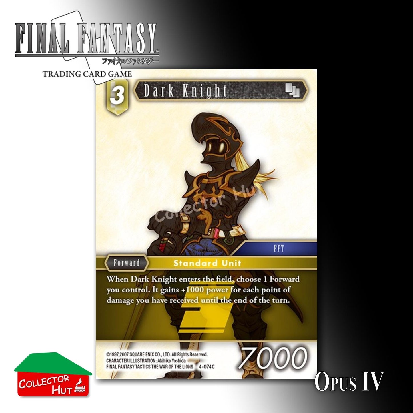 Final Fantasy Trading Card Game OPUS IV 4 Singles You Choose