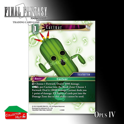 Final Fantasy Trading Card Game OPUS IV 4 FOIL CARDS You Choose