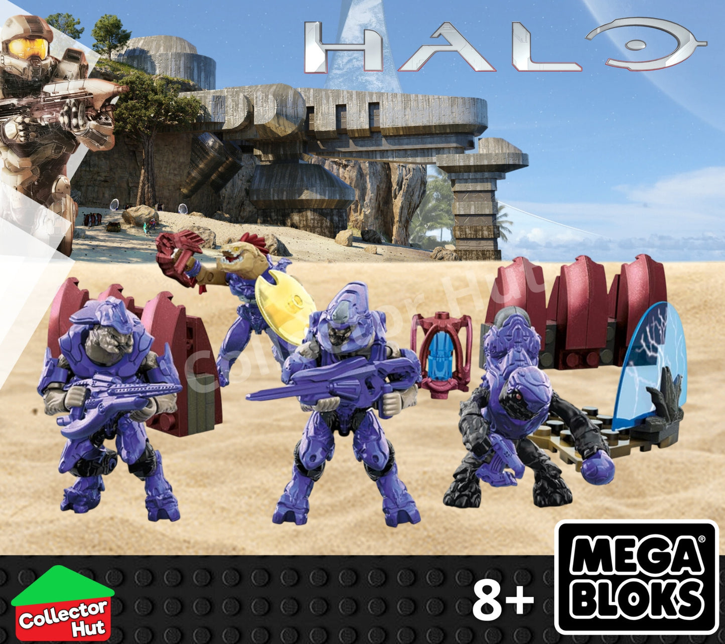 Halo Mega Bloks UNSC Covenant Playsets New & Sealed Serial Stamped
