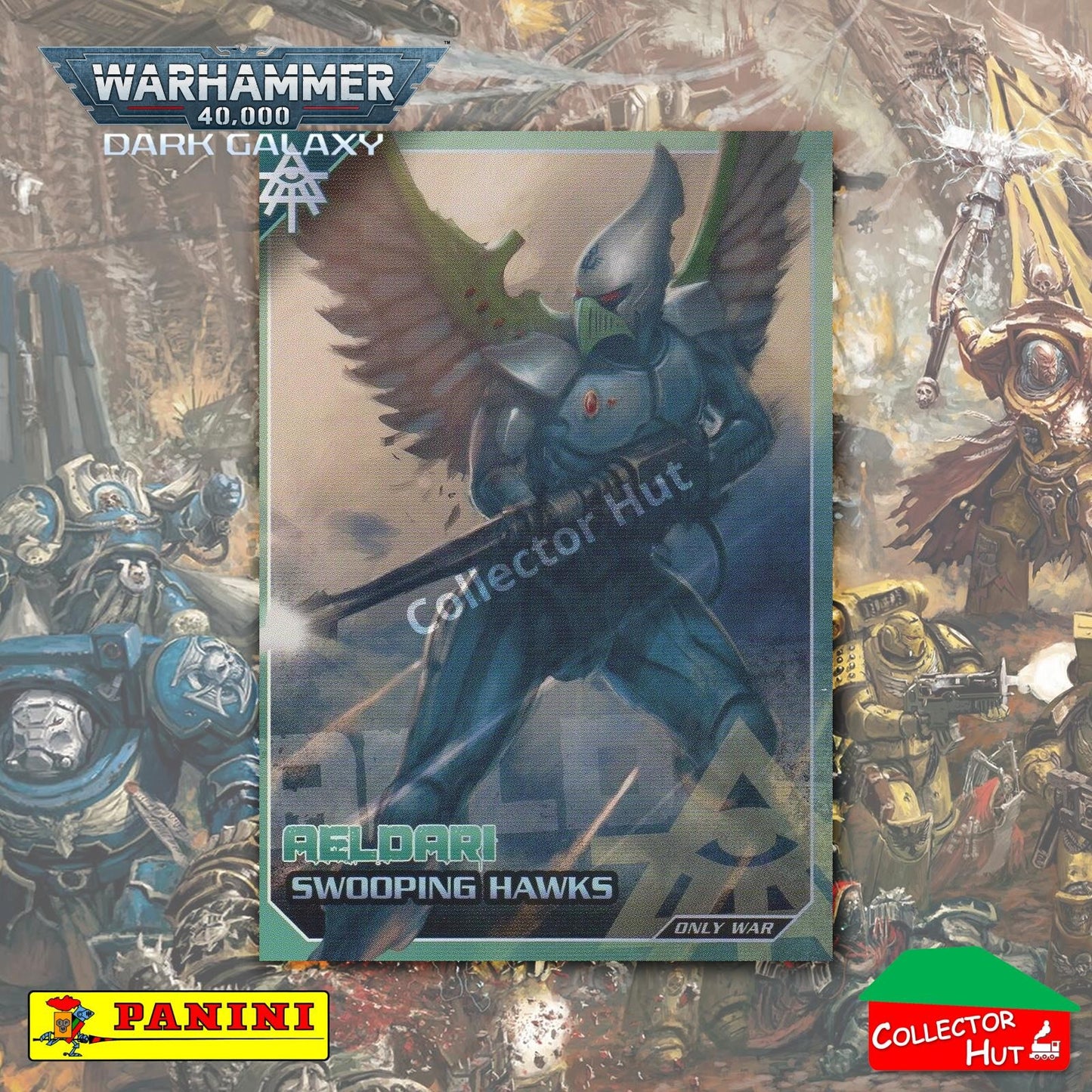 PANINI Warhammer 40,000 Dark Galaxy Only War Base Trading Cards #1-225