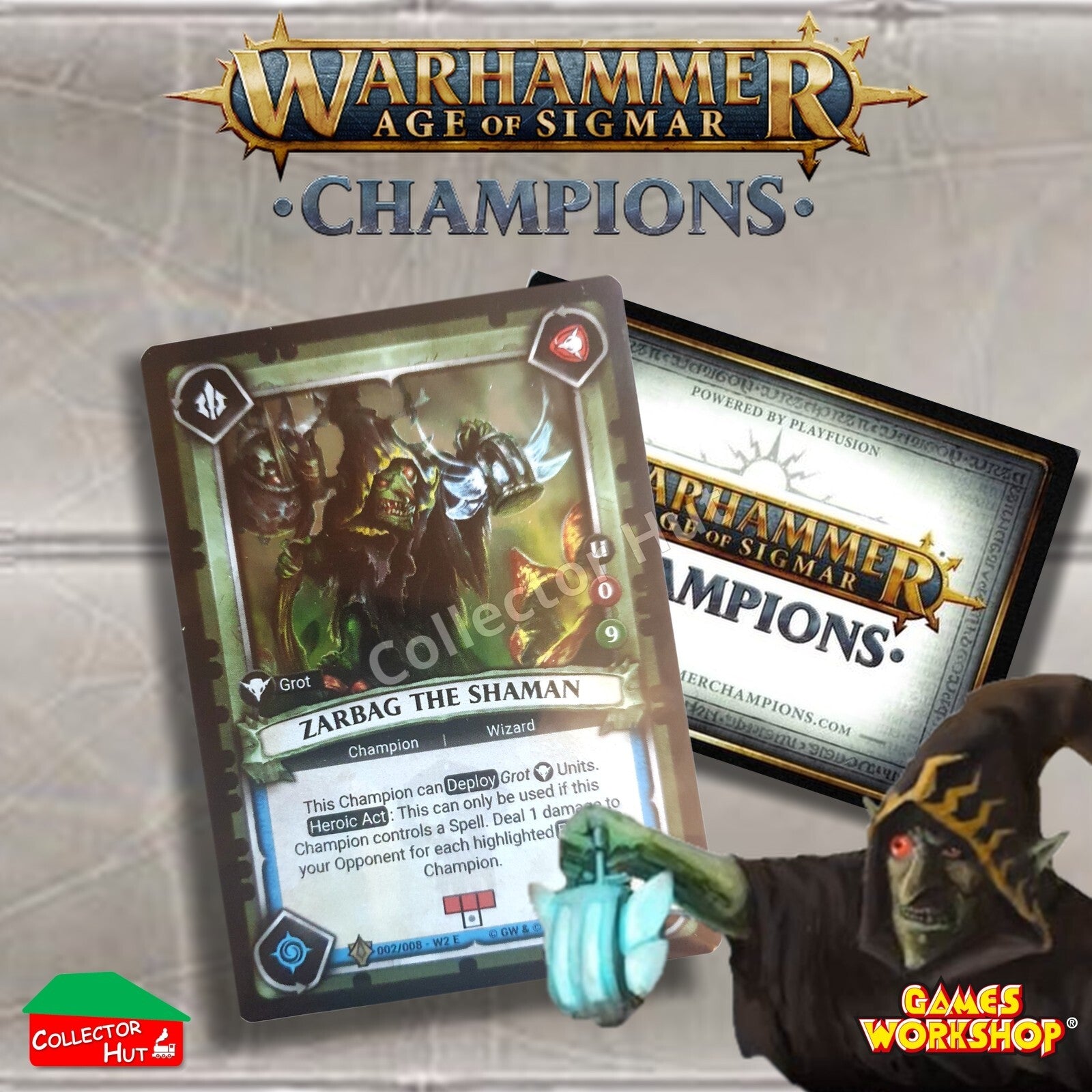 Warhammer Age of Sigmar: Champions EXCLUSIVE Trading Cards COMPLETE 12 Card Set