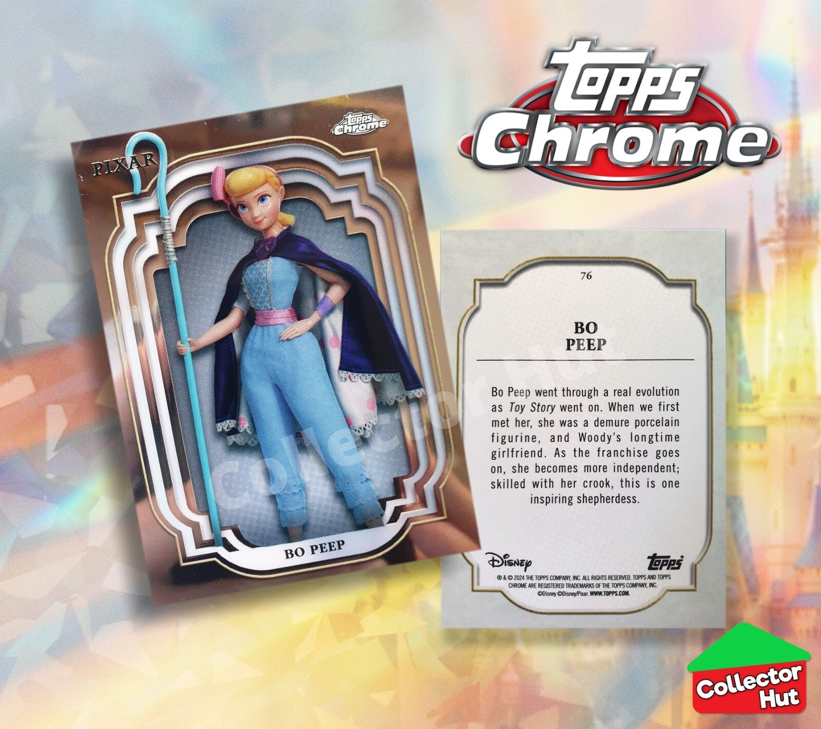 Disney Topps Chrome 2024 Base Cards 1-200 Pick Singles to Complete Your Set